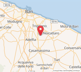 Map of Cellamare, Apulia