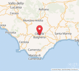 Map of Celle di Bulgheria, Campania