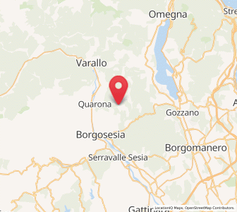 Map of Cellio, Piedmont