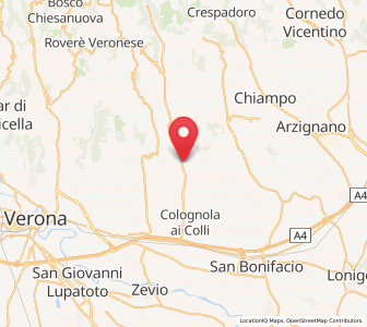 Map of Cellore, Veneto