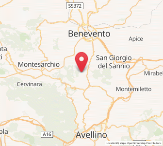 Map of Ceppaloni, Campania