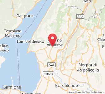Map of Ceredello, Veneto