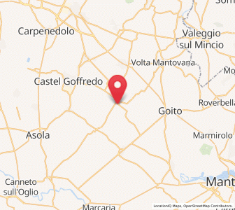 Map of Ceresara, Lombardy