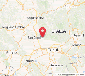 Map of Cesi, Umbria