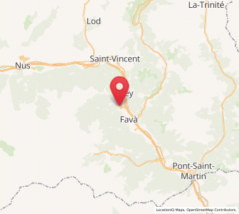 Map of Champdepraz, Aosta Valley