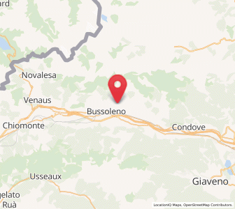 Map of Chianocco, Piedmont