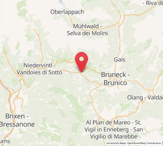 Map of Kiens, Trentino-Alto Adige