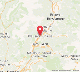 Map of Klausen, Trentino-Alto Adige