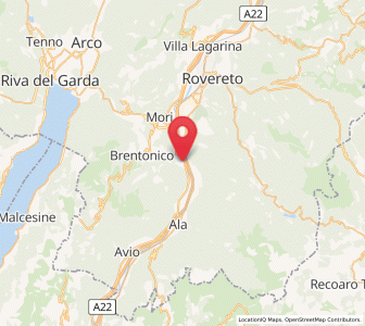Map of Chizzola, Trentino-Alto Adige