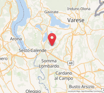 Map of Cimbro, Lombardy