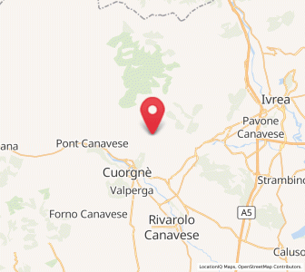 Map of Cintano, Piedmont