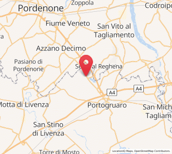 Map of Cinto Caomaggiore, Veneto