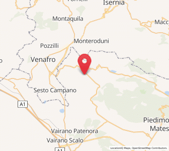 Map of Ciorlano, Campania