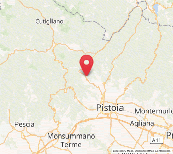 Map of Cireglio, Tuscany