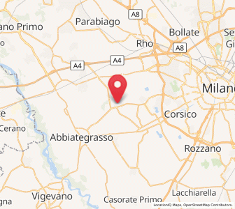 Map of Cisliano, Lombardy