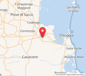 Map of Civé, Veneto