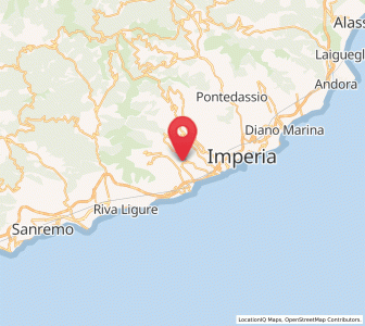 Map of Civezza, Liguria