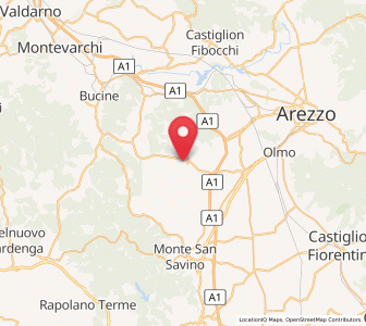 Map of Civitella in Val di Chiana, Tuscany