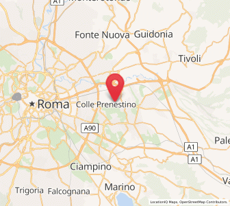 Map of Colle Monfortani, Lazio