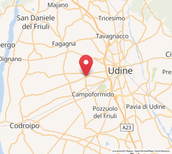 Map of Colloredo di Prato, Friuli Venezia Giulia