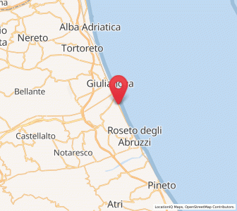 Map of Cologna Spiaggia, Abruzzo