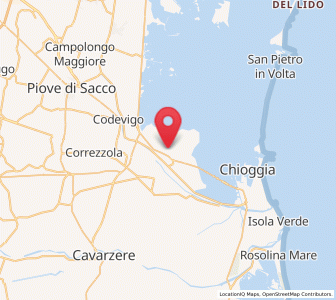 Map of Conche, Veneto