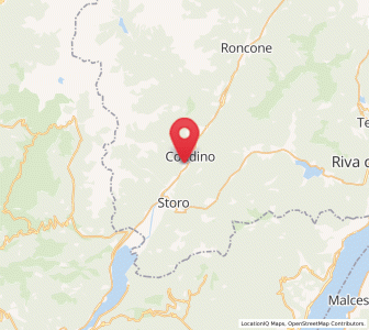 Map of Condino, Trentino-Alto Adige