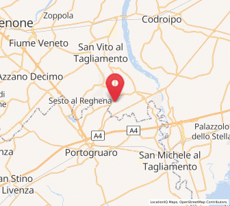 Map of Cordovado, Friuli Venezia Giulia