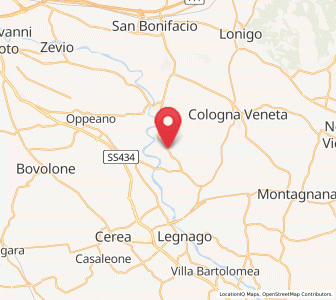 Map of Coriano, Veneto