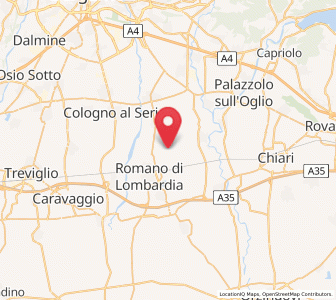 Map of Cortenuova di Sopra, Lombardy