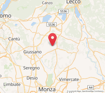 Map of Cortenuova, Lombardy