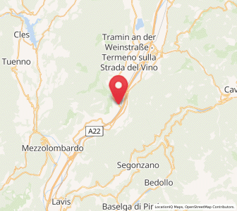 Map of Kurtinig an der Weinstrasse, Trentino-Alto Adige