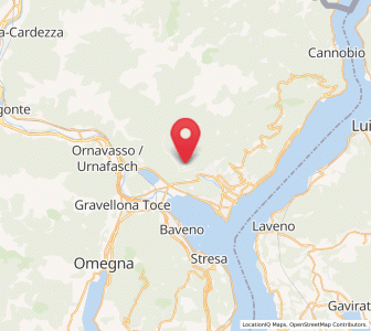 Map of Cossogno, Piedmont