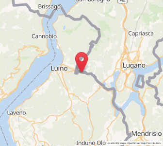 Map of Cremenaga, Lombardy