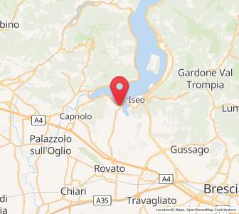 Map of Cremignane, Lombardy