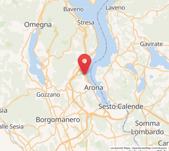 Map of Dagnente, Piedmont
