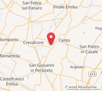 Map of Decima, Emilia-Romagna