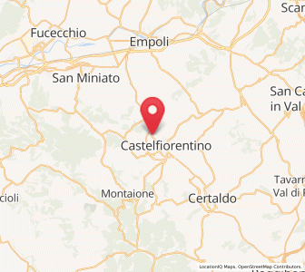 Map of Dogana, Tuscany