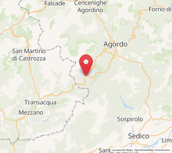 Map of Don, Veneto