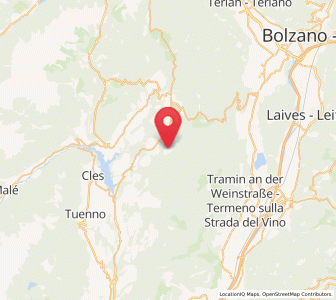 Map of Don, Trentino-Alto Adige