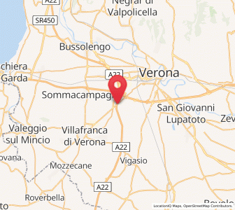 Map of Dossobuono di Villafranca, Veneto