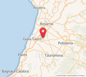 Map of Drosi, Calabria