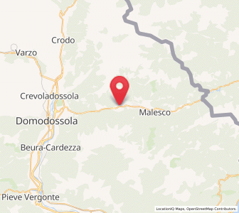 Map of Druogno, Piedmont