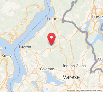 Map of Duno, Lombardy