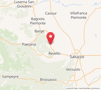 Map of Envie, Piedmont