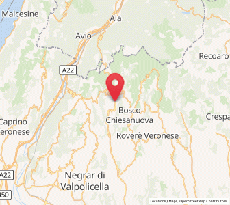 Map of Erbezzo, Veneto
