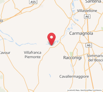 Map of Faule, Piedmont