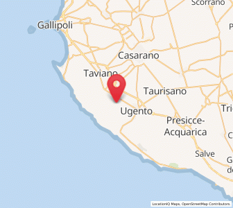 Map of Felline, Apulia