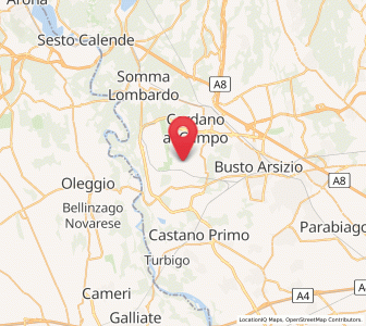 Map of Ferno, Lombardy