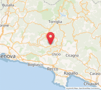 Map of Ferriere, Liguria